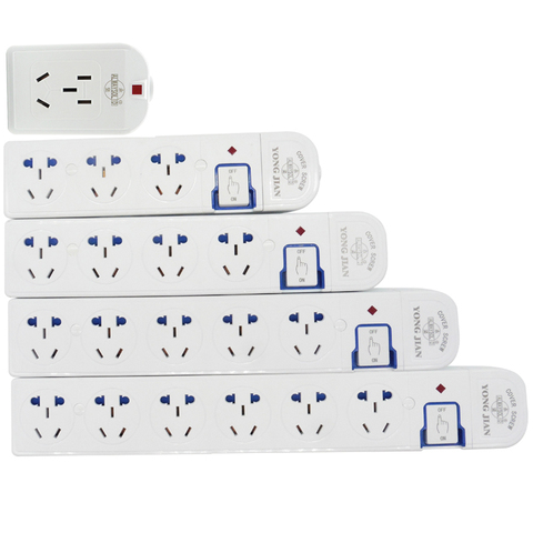 CN Socket Wireless terminal board 3/4/5/6 Chinese standard ground mop socket Always switch Connection type power strip ► Photo 1/6