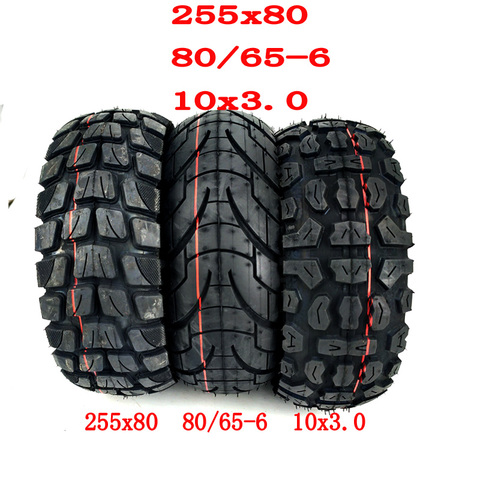 For Speedual Grace 10 Zero 10X Kugoo M4 Pro Tire 10x3 Inch Off-road Inner Outer Tire 255x80 Tire Electric Scooter 80/65-6 ► Photo 1/6