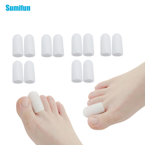 6Pcs Tube Foot Corns Remover Blisters Gel Bunion Finger Protector Massager Pain Relief Health Care Toe Separator C223 ► Photo 1/6