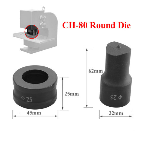 CH-80 Hydraulic Punching Round Die Stainless Steel Punching Machine Hydraulic Punching Dies Manual Punch Die ► Photo 1/6