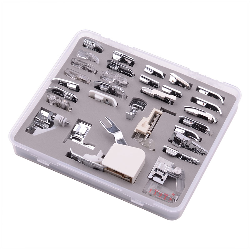 42/62pcs Domestic Sewing Machine Presser Foot Feet Set for Brother Singer Janome