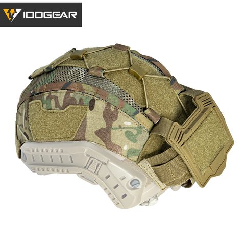 IDOGEAR Tactical Helmet Cover For Maritime Helmet with NVG Battery Pouch Hunting 3812 ► Photo 1/1