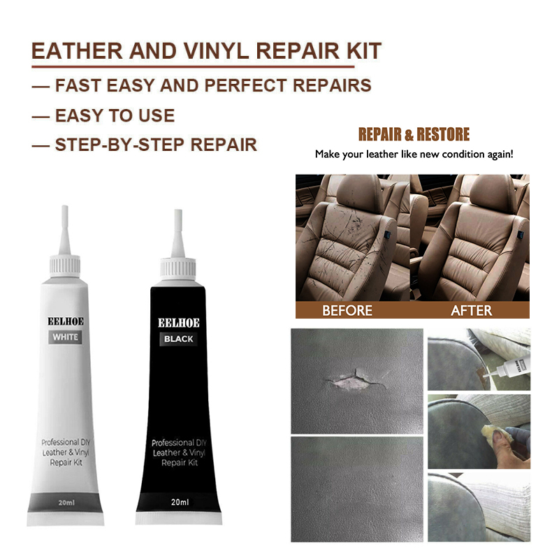 Car Leather Restorer Kit Leather Repair Gel Of Your Couch Sofa Car Seat  Repair Refurbishing Car Polishing Kit Paint Care - AliExpress