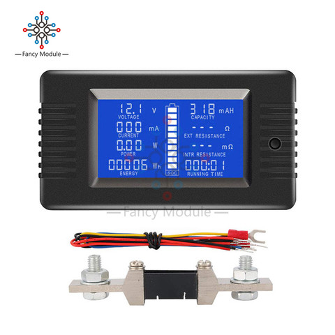 diymore PZEM-015 200A Shunt Battery Tester Voltage Amp Power Capacity Internal & External Resistance Residual Electricity Meter ► Photo 1/6