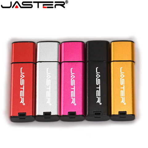 JASTER 1PCS free logo USB flash drive pendrive 64GB 32GB 16GB 4GB  plastic usb flash disk memory stick gadget photography gift ► Photo 1/6