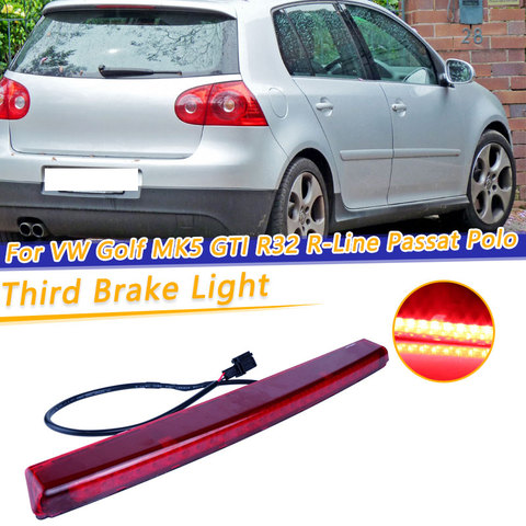 COOYIDOM 1Pcs LED Rear High Level Brake Light For VW Golf MK5 GTI R32 R-Line Passat Polo Tail Light ► Photo 1/4