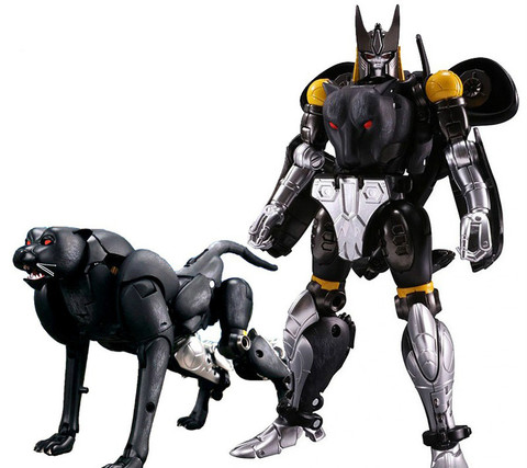 TAKARA TOMY TKR Action Figure Toy MP-34S Mp34s Black Panther Commander Beast Wars BW Shadow Leopard Transformation Deformation ► Photo 1/6