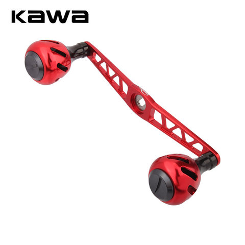 Kawa Fishing Reel Handle Alloy Material Fishing Wheel Double Handle Hole Size 8*5/7*4mm Together 130mm Length Weight 52g ► Photo 1/6