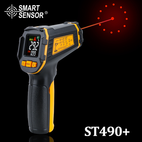 Digital Non Contact Infrared Thermometer IR Aquarium Color LCD Display Laser Gun Pyrometer High Accuracy Temperature Tester ► Photo 1/6