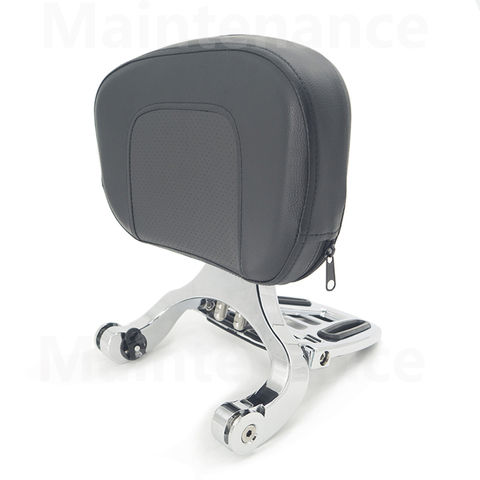 Motorcycle Multi-Purpose Driver Passenger Backrest with Folding Luggage Rack ► Photo 1/4