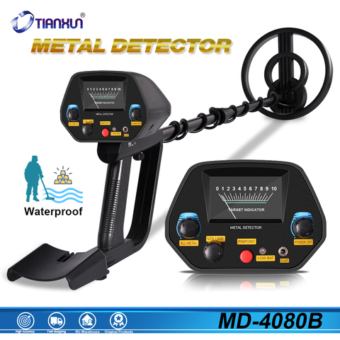 MD4080 Portable Easy Installation Underground Metal Detector High Sensitivity Jewelry Treasure Gold Metal Detecting Hunter 4030 ► Photo 1/6