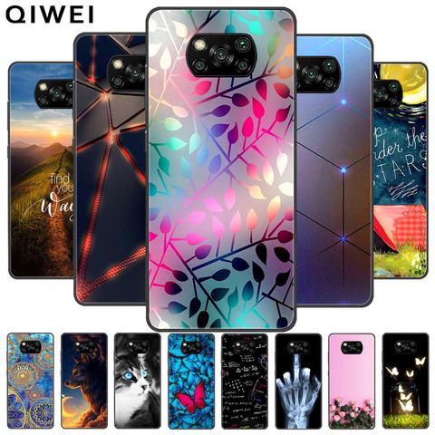 For Xiaomi Poco X3 NFC Case 2022 NEW Fashion Soft Silicone Cover For Xiaomi PocoX3 NFC pocophone x3 x 3 Phone Cases Back Shells ► Photo 1/6