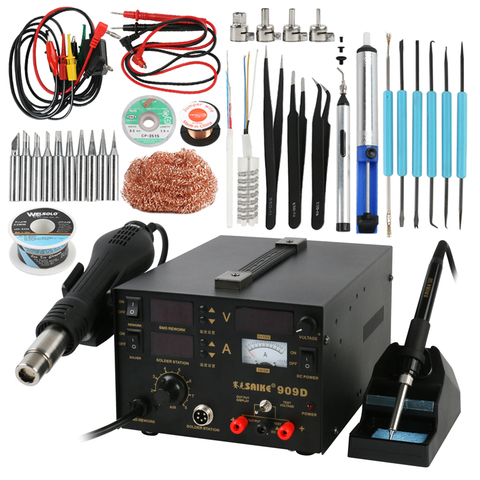 Saike 909d Hot Air Gun Soldering Station Power 3in1 Multi-function 220V/110V 700W Send Free Gifts ► Photo 1/6