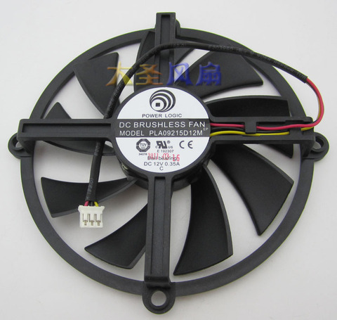 Original PLA09215D12M DC 12V 0.35A Ball Bearing 100mm HD5850/5870/5830 graphics card cooling fan ► Photo 1/3