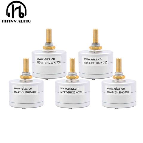 Adjustable resistor hifi EIZZ switch Potentiometer Mono 24 step voltage potentiometer 10K 25K 50K 100K 250K ► Photo 1/1