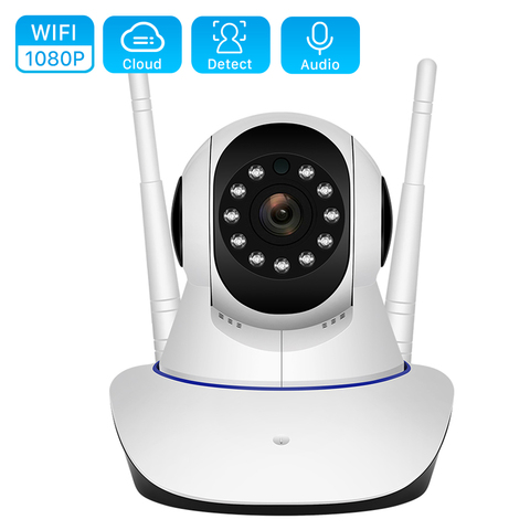 Cloud 1080P Wifi IP Camera 2MP 4X Digital Zoom Motion Detect Wireless Camera H.265 P2P ONVIF Audio 2MP Home Security CCTV Camera ► Photo 1/6