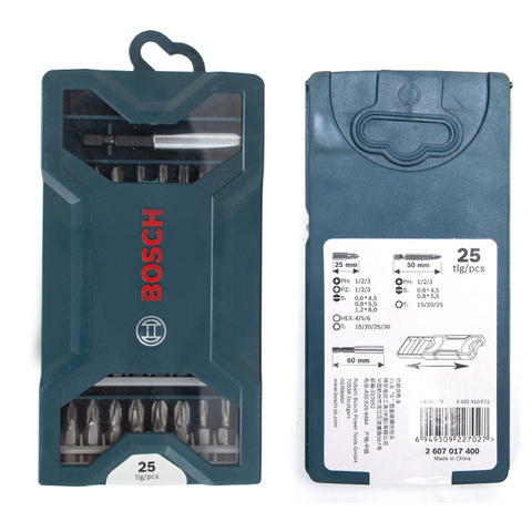 Bosch screwdriver bit set 25 piece set X type professional drill bit mixed set ► Photo 1/6