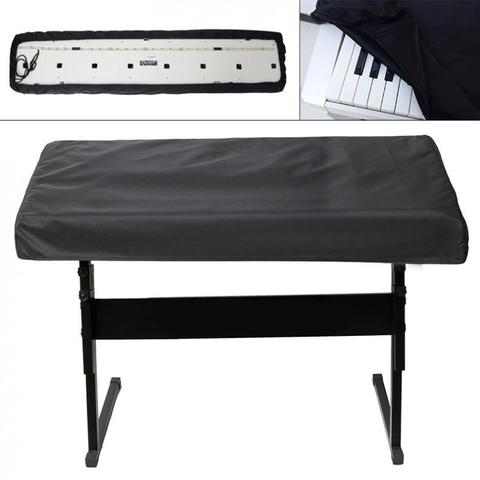 Black Electric Piano Cover Durable Dustproof Cover Piano Protect Bag Fit for 61 / 88-Key Keyboards ► Photo 1/6