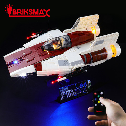 BriksMax Led Light Kit For 75275 Star War A-wing Star fighter Toys Building Blocks Model Light Set ► Photo 1/6