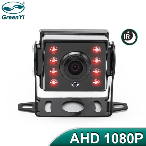 GreenYi IR Night Vision HD AHD 1920*1080P Vehicle Rear View Reverse Backup AHD Camera For Truck Bus Car ► Photo 1/6