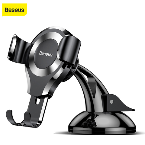 Baseus Gravity Car Phone Holder For iphone 11 Pro X 8 Universal Phone Holder Car Mount For Samsung Android Car Phone Stand ► Photo 1/6