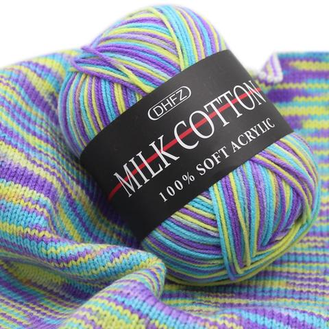 130m Cotton Knitting Yarn Crochet Yarn For Knitting Wool Yarn Warm Chunky-Yarn For Kids Hand Knitted Yarn for Blanket Sweater ► Photo 1/6