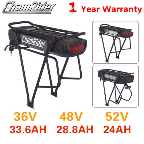 48v Battery Pack 52V ebike battery 36V battery 21700 Cells 20AH Battery 40A BMS 1500W Powerful Rear Rack BBS02 BBSHD ► Photo 1/6