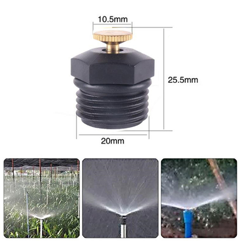 10pcs/Set 1/2 inch DN15 Thread Garden Sprinklers Plastic Lawn Watering Sprinkler Head Irrigation Agriculture Sprayers Nozzles ► Photo 1/5
