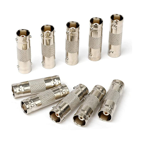 10 Pack BNC Female to Female Coupler Connector Adapter for CCTV Camera Video SDI/BNC Cable Joining Extension ► Photo 1/4