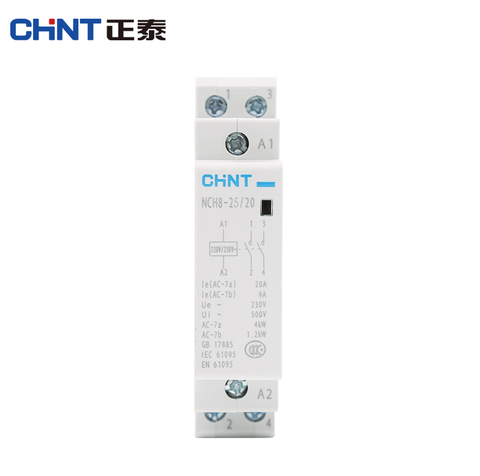 CHNT CHINT NCH8-25/20 Modular AC household Contactor 220V 230V AC 25A 1NO 1NC 2NO 2NC ► Photo 1/5