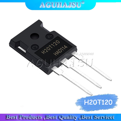 2pcs H20R120 H20R1202 H20R1203 H20T120 TO-247 20A 1200V Power IGBT Transistor ► Photo 1/1