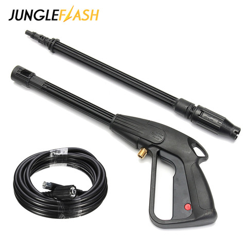 JUNGLEFLASH 160Bar M14 High Pressure Washer Spray Gun Car Wash Lance Cleaning Tools Dirt Blaster Lance Turbo Nozzle for Karcher ► Photo 1/6