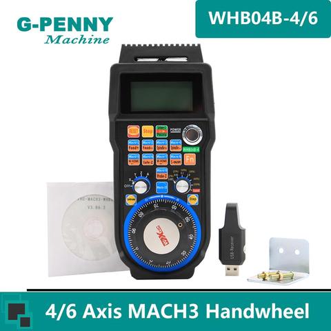 Free shipping ! 4Axis/ 6Axis MACH3 CNC USB wireless Hand wheel MPG generator Pendant Receiver 40 meters transmission ! ► Photo 1/6