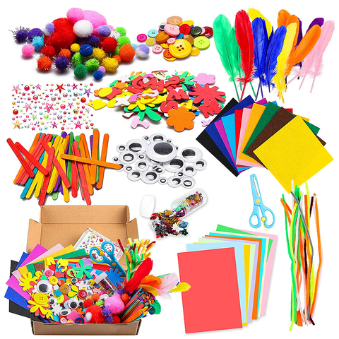 Buy Online Plush Stick Pompoms Rainbow Colors Shilly Stick Educational Diy Toys Handmade Art Crafts Creativity Devoloping Toys Gyh Alitools