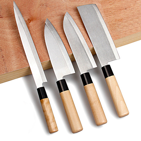 Buy Online Xuan Feng Japanese Chef Knife Wooden Handle Vegetable Knife Salmon Raw Knife Home Kitchen Meat Cleaver Alitools