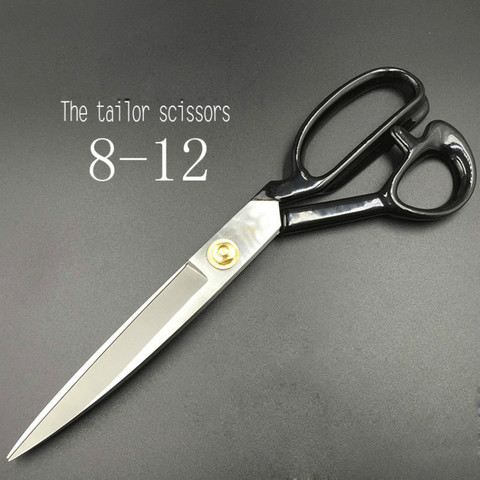 Fabric Tailors Scissors Gold Stainless Steel Sharp Dressmaker Scissors  Strong Long Large Kitchen Scissors Heavy Duty Multi Purpose Shears For  Sewing C