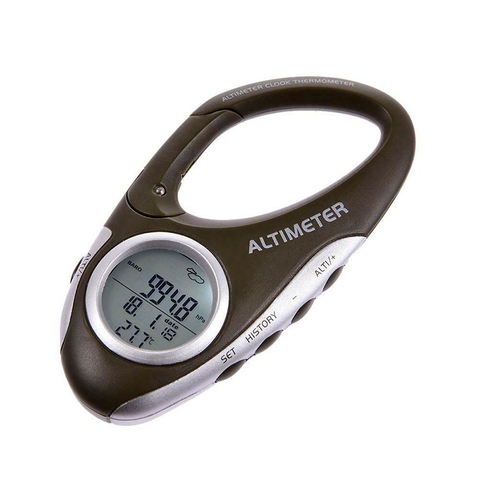 Portble 8 In 1 Carabiner Digital Altimeter Barometer w/ Weather Forecast Thermometer Backlight Key Chain For Hiking Camping ► Photo 1/6