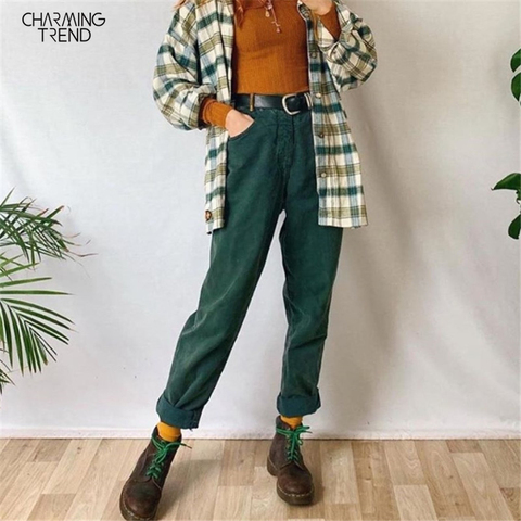 Jeans women pants Straight solid long jeans female streewear denim fabric trousers straight high waist women pants vintage ► Photo 1/6