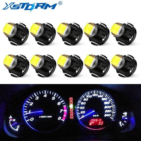 10Pcs T3 T4.2 T4.7 Led Bulb Canbus Super Bright Car Interior Lights Dashboard warming indicator Wedge Auto Instrument Lamp 12V ► Photo 1/6