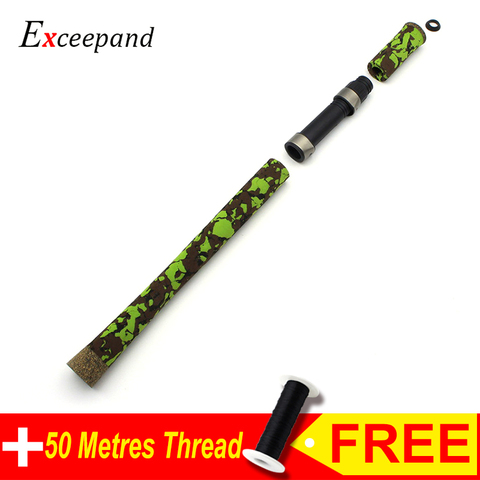 Exceepand Camouflage Spinning Fishing Rod Handle Replacement Grip CAMO EVA Foam Butt Reel Seat Set DIY Rod Building or Repair ► Photo 1/5