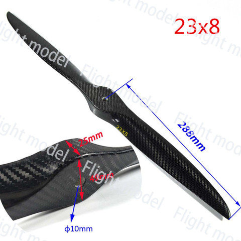 1 pieces Acro Carbon Fiber Propeller For Gas Airplane Fixed Wing 23x8 24x8 24x10 ► Photo 1/5