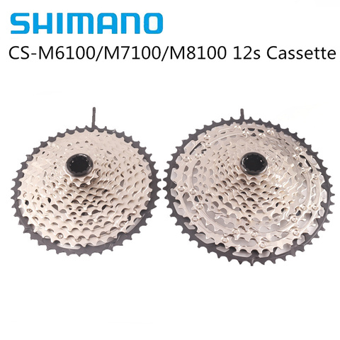 Shimano SLX M7100 DEORE M6100 XT M8100 Cassette 12-speed Freewheel Cog Mountain Bike MTB 12 Speed 10-51T 10-45T Cassette Bicycle ► Photo 1/5