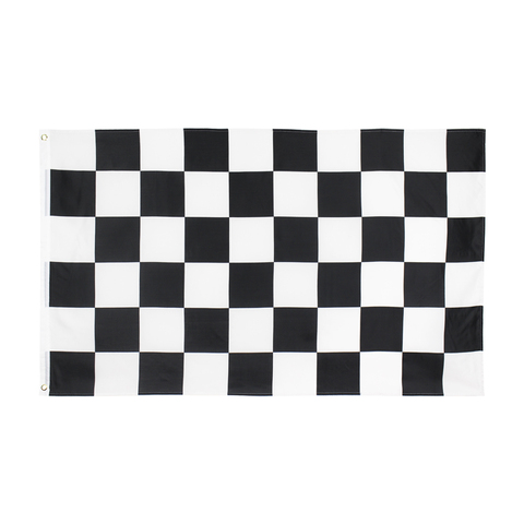 Flaglink 3x5fts 90x150cm black white square car racing checkered Flag ► Photo 1/6