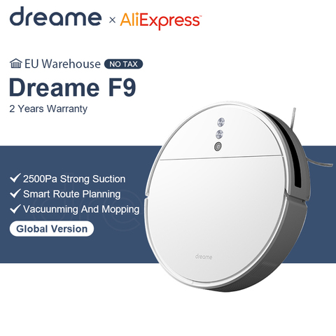 Dreame F9 Robot Vacuum Cleaner 2500Pa Suction Planned Cleaning Automatically Charge Mop Dust Collector Smart Aspirator for Home ► Photo 1/6