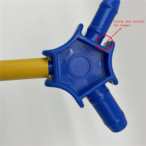 The plumber tools  hole Reamer 16mm/ 20mm/ 26mm  PEX-al-PEX  Calibrator for Plumbing Pipe in China, pipe fitting ► Photo 1/4