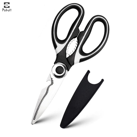 Stainless Steel Scissors Multipurpose Purpose Shears Tool for Meat Vegetable Barbecue Tool Cut Garden Kitchen Supplies ► Photo 1/6