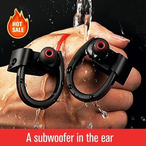 Hot Sale K98 Waterproof Shock Bass Stereo Wireless Bluetooth Sport Headset Headphone Ear Hook For xiaomi Mobile Phone Earphones ► Photo 1/6