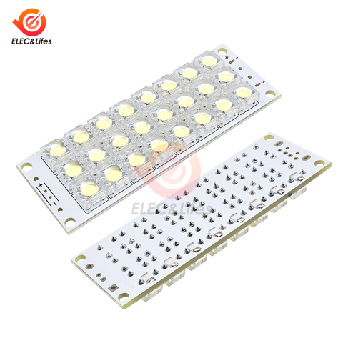 DC 5V 12V 24 LEDs Super Bright White Piranha 24-LED Beads board Night LED Lights Lamp ► Photo 1/6