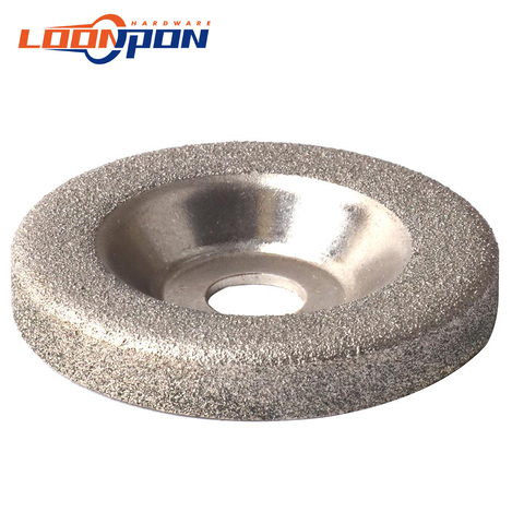 1Pc Diamond Grinding Wheel Cup Glass Emery Milling Cutter Circle Grinder Stone Sharpener Cutting Wheel Rotary Tool 50x10x8mm ► Photo 1/6