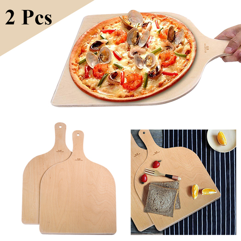 Wooden Pizza Paddle Spatula Pizza Shovel Peel Cutting Board Kitchen Pizza Tray Plate Bakeware Pastry Tools Accessories ► Photo 1/6
